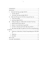 chính sách hợp tác kinh tế giữa việt nam với asean giai đoạn 1995 - 2000