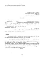 Báo cáo nghiên cứu khoa học đề tài 