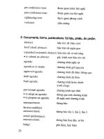 Cẩm nang tiếng Anh dành cho người dự hội nghị Quốc tế part 3 ppt