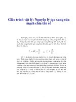 Giáo trình vật lý: Nguyên lý tạo xung của mạch chia tần số phần 1 pptx