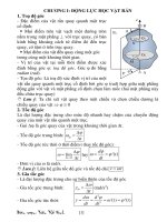 Tóm tắt Vật Lý 12 Nâng Cao HKI  Trần Thế Vinh