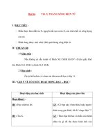 Vât lý 12 Phân ban: Bài 56 : TIA X. THANG SÓNG ĐIỆN TỪ pdf