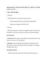 TÍNH CHẤT HOÁ HỌC CỦA KHÍ CLO VÀ HỢP CHẤT CỦA CLO pot