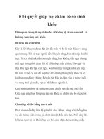 5 bí quyết giúp mẹ chăm bé sơ sinh khéo pot