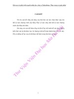 Đào tạo phát triển nguồn nhân lực tại công ty TNHH NAKASHIMA thực trạng và giải pháp