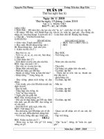 giáo án tuần 19 lớp 1