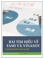 BÀI TÌM HIỂU VỀ FAMI VÀ VINASOY