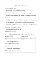 Giáo án Tin Học Văn Phòng: Bài 1: Những kiến thức cơ sở docx