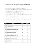 Giáo trình window: Tổng quan về mạng TCIP và OSI phần 1 docx