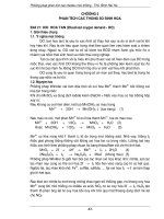 PHƯƠNG PHÁP PHÂN TÍCH CÁC CHỈ TIÊU MÔI TRƯỜNG ( ThS. ĐINH HẢI HÀ ) - CHƯƠNG 5 doc