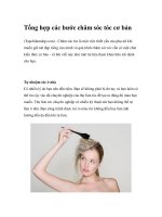 Tổng hợp các bước chăm sóc tóc cơ bản docx