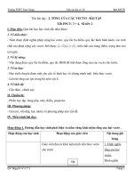 TỔNG CỦA CÁC VECTƠ - BÀI TẬP pot