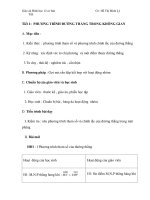 Hình học 12 _ PHƯƠNG TRÌNH ĐƯỜNG THẲNG TRONG KHÔNG GIAN doc