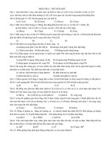 KIỂM TRA 1 TIẾT HÓA HỌC doc