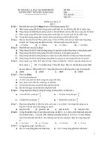 ĐỀ THI MÔN VAT LÝ 12 (ĐỀ 3) ppsx