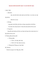 Giáo án Tin Học Văn Phòng: Bài 28: DANH SÁCH DỮ LIỆU VÀ SẮP XẾP DỮ LIỆU pot