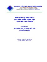 Kiểm soát quá trình vệ sinh trong thú y_c4 ppsx
