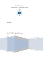 Tiểu luận môn nghệ thuật lãnh đạo Lãnh đạo sự trung thành