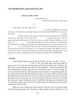 Báo cáo nghiên cứu khoa học đề tài 