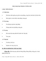 Giáo án 11 – HAI MẶT PHẲNG VUÔNG GÓC doc