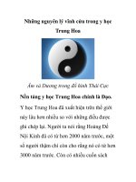 Những nguyên lý vĩnh cửu trong y học Trung Hoa pps