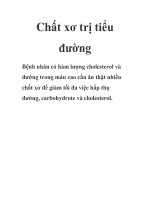 Chất xơ trị tiểu đường pot