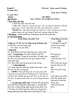 giáo án tuần 17 lớp 5