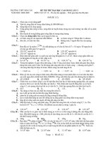 ĐỀ THI THỬ ĐẠI HỌC CAO ĐẲNG LẦN 3 pps