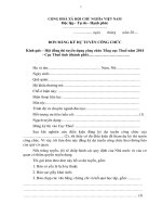 bộ đề thi công chức thuế