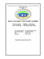 1 NGHIỆP vụ bàn NHÀ HÀNG CHINH THỦY