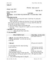 giáo án tuần 35 lớp 5