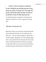 Chăm sóc và bảo vệ răng nhạy cảm hiệu quả docx