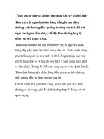 Thực phẩm nên và không nên dùng khi trẻ bị tiêu chảy pdf