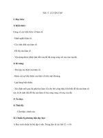 Tiết 17. LUYỆN TẬP pptx