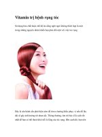 Vitamin trị bệnh rụng tóc docx