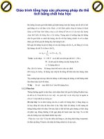 Giáo trình tổng hợp các phương pháp đo thể tích bằng chất hóa học phần 1 pps