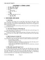 Giáo trình kỹ thuật số ( Chủ biên Võ Thanh Ân ) - Chương 3 potx