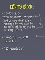 bài 4 công của lực điện