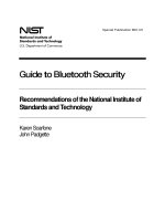 Guide to Bluetooth Security phần 1 doc