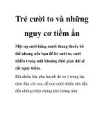 Trẻ cười to và những nguy cơ tiềm ẩn docx