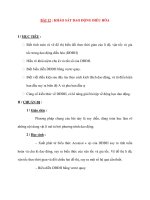 Vật lý 12 Phân ban: BÀI 12 : KHẢO SÁT DAO ĐỘNG ĐIỀU HÒA pdf