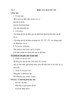 Tiết 5 HIỆU CỦA HAI VÉC TƠ docx