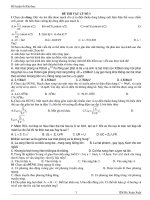 Đề luyện thi Đại học ĐỀ THI VẬT LÝ SỐ 3 pps