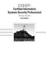 CISSP: Certiﬁed Information Systems Security Professional Study Guide 2nd Edition phần 1 ppsx
