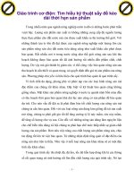 Giáo trình cơ điện: Tìm hiểu kỹ thuật sấy để kéo dài thời hạn sản phẩm phần 1 potx