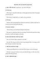 Tiết 85-86 : ÔN TẬP CHƯƠNG ĐẠO HÀM pptx