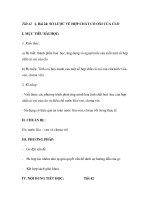 Bài 24: SƠ LƯỢC VỀ HỢP CHẤT CÓ OXI CỦA CLO ppsx