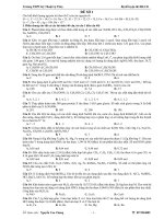 bộ đề hóa học luyện thi đại học hay