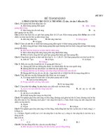 ĐỀ THI THỬ TỐT NGHIỆP THPT Môn thi: VẬT LÝ - ĐỀ SỐ 5 potx