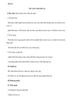 Tiết 21: ÔN TẬP CHƯƠNG II pptx